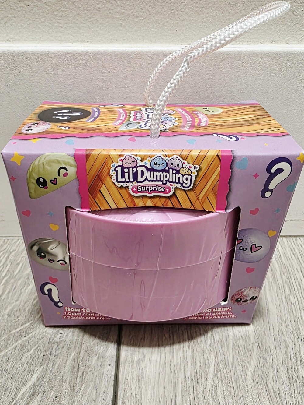 Squishy Dumpling Mystery Lil' Dumpling Surprise Steamed Bun - Pink